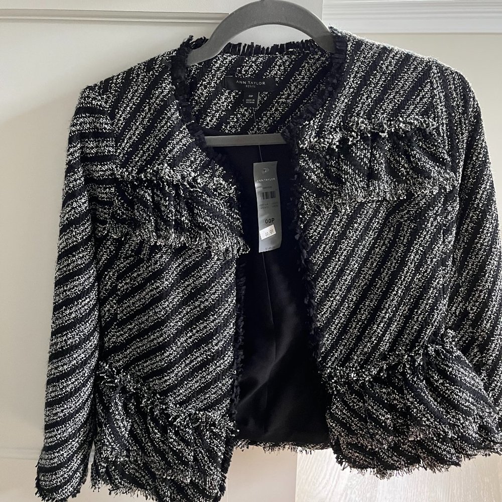 ANN TAYLOR Tweed Blazer